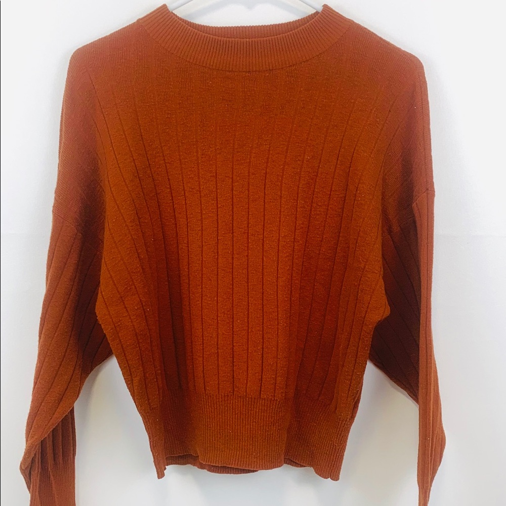ASOS crewneck orange sweater